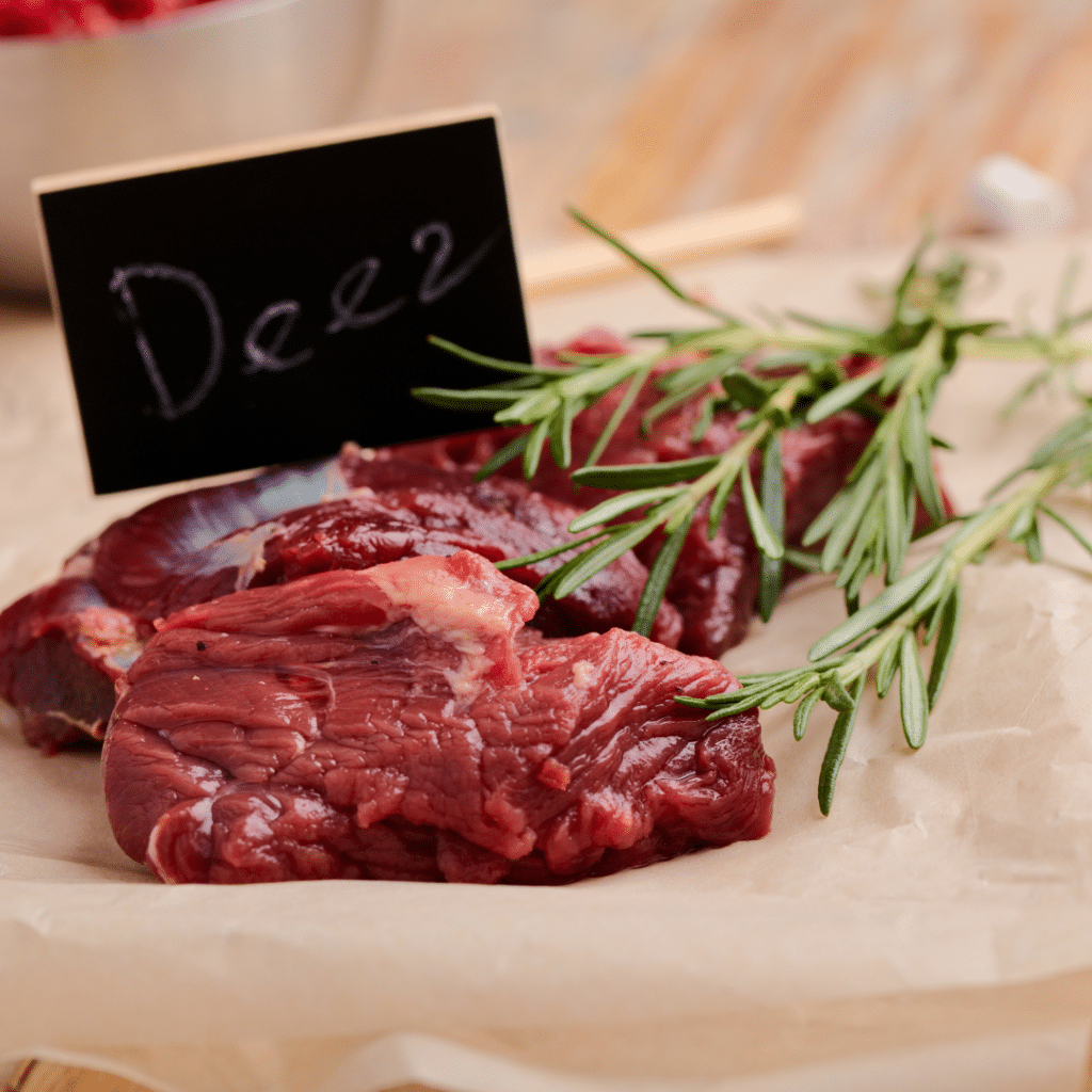 deer meat (venison)